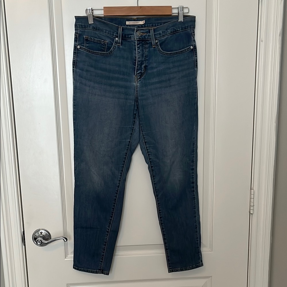 Levi Strauss 311 Shaping Skinny Classic Blue Denim Jeans